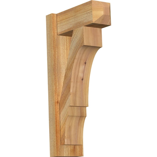 Ekena Millwork Balboa Craftsman Rough Sawn Outlooker, Western Red Cedar, 6"W x 14"D x 26"H OUT06X14X26BOA04RWR - main